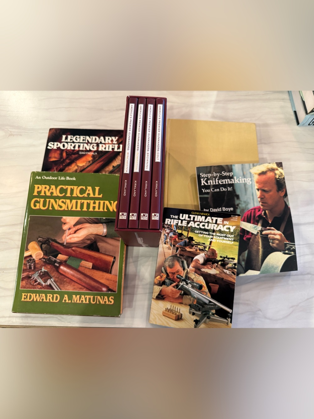 Bundle of Books Gunsmithing Knife-making Hunting Vintage NRA